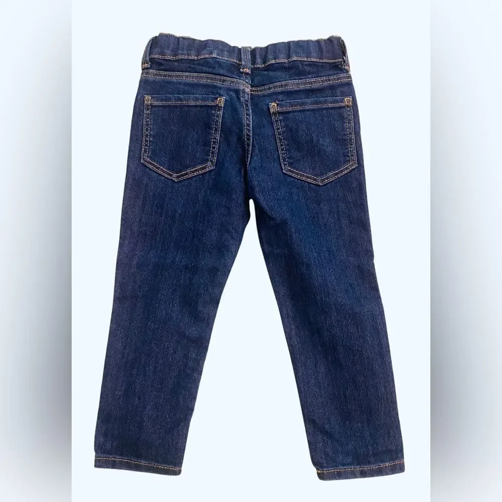 OshKosh B'gosh Super Skinny Dark Wash Toddler Jeans Size 2T Everyday Wear